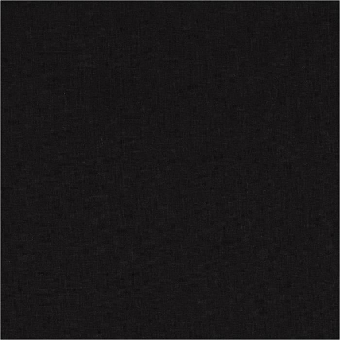 Fabric, W: 145 cm, 140 g, black, 5 m/ 1 pack