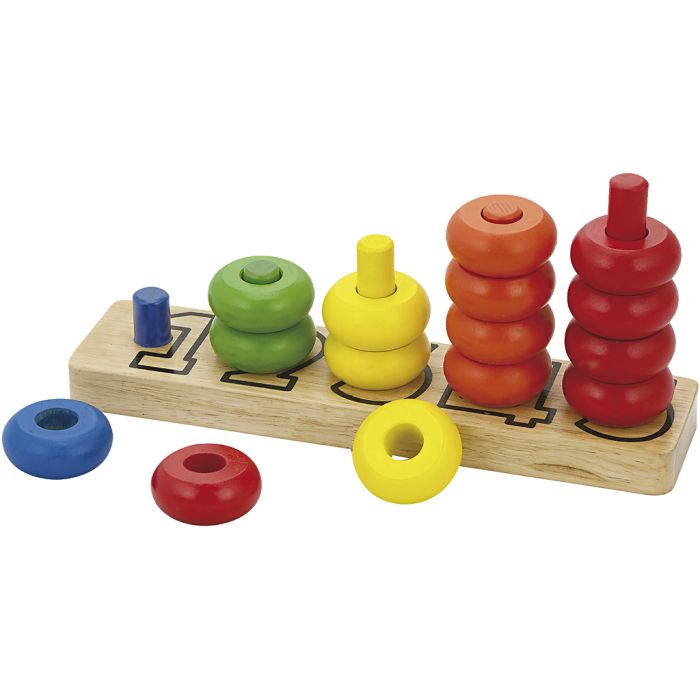 VIGA counting board, size 25x12x6 cm, 1 pc