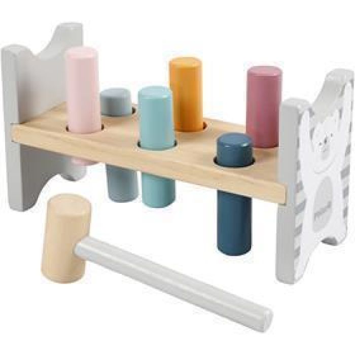 VIGA hammer bench toy, 20x10,5x7 cm cm, 1 set