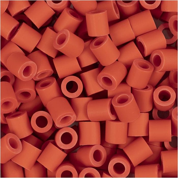 NABBI BioBeads, size 5x5 mm, hole size 2,5 mm, medium, light red, 1000 pc/ 1 pack