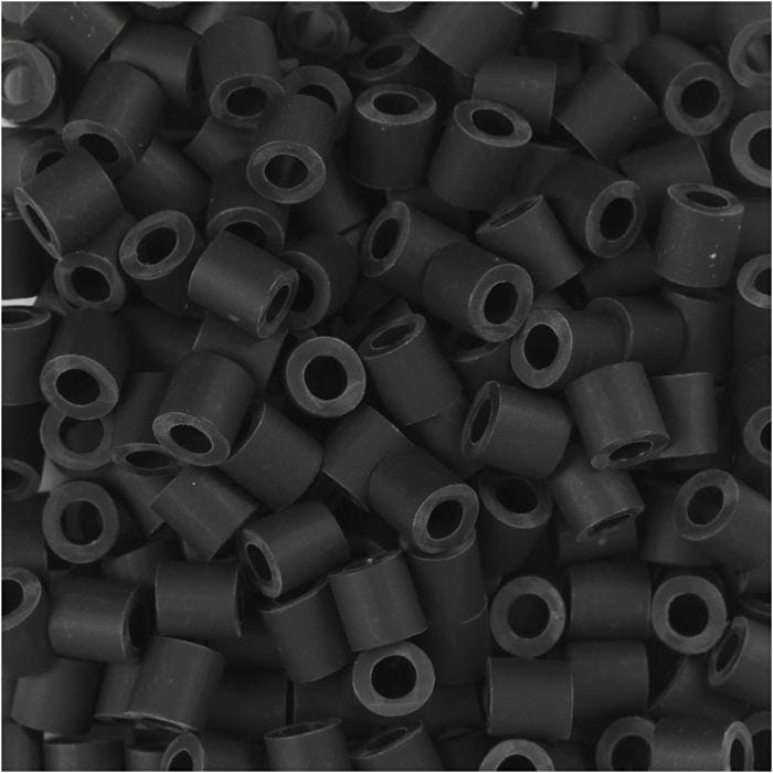 NABBI BioBeads, size 5x5 mm, hole size 2.5 mm, medium, black, 1000 pc/ 1 pack