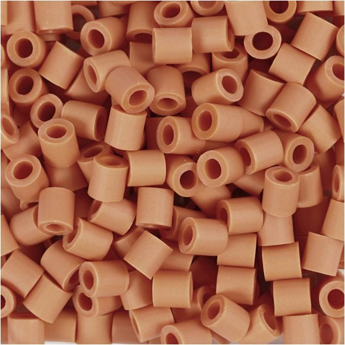 NABBI BioBeads, size 5x5 mm, hole size 2.5 mm, medium, orange, 1000 pc/ 1 pack