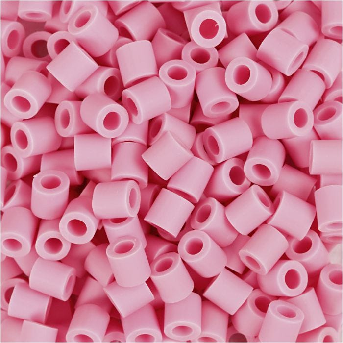 NABBI BioBeads, size 5x5 mm, hole size 2.5 mm, medium, rose, 3000 pc/ 1 pack