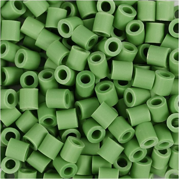 NABBI BioBeads, size 5x5 mm, hole size 2.5 mm, medium, green, 3000 pc/ 1 pack