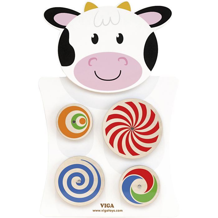 VIGA Activity Board, Cow, size 36x55x3,5 cm, 1 pc