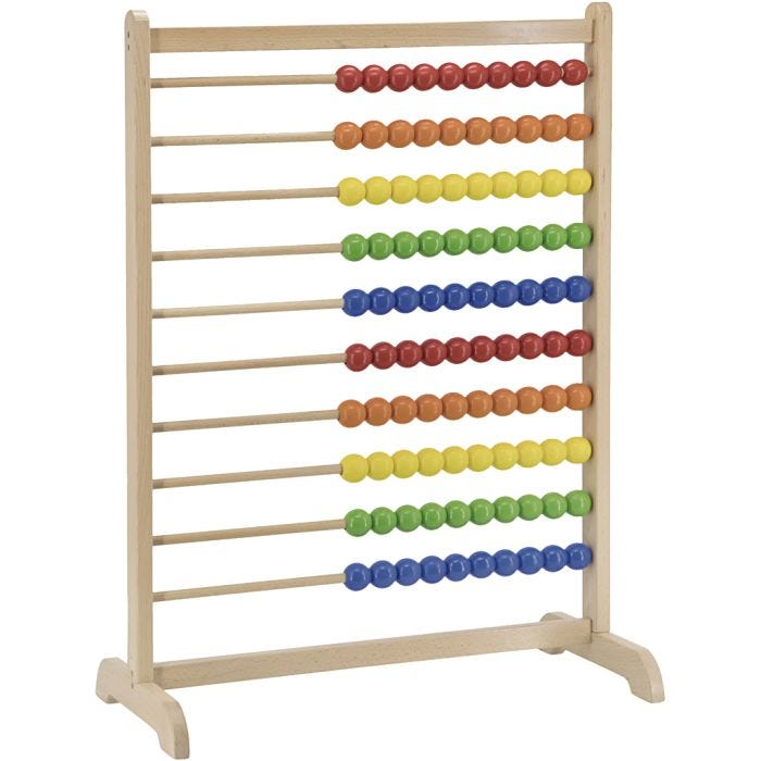 VIGA wooden abacus, 60x81,5x30 cm, 1 pc