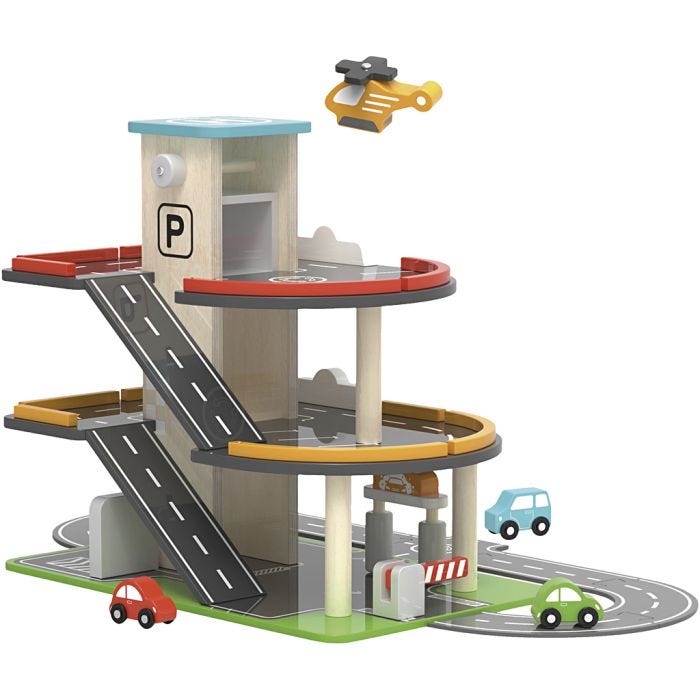 VIGA toy garage, size 73x45x40,5 cm, 1 pc