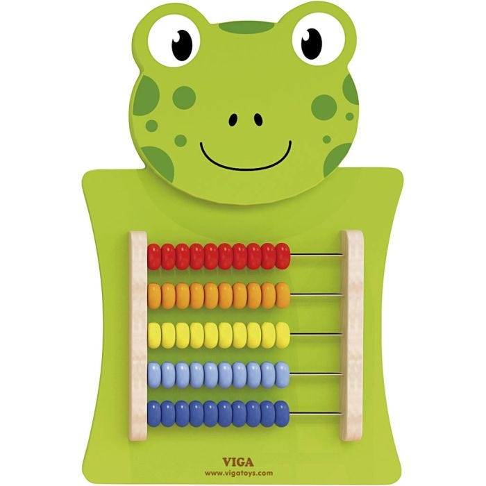 VIGA Activity Board, Frog, size 36x55x4,5 cm, 1 pc