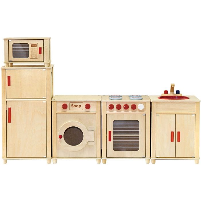 VIGA play kitchen, 160x54x36 cm, 1 set
