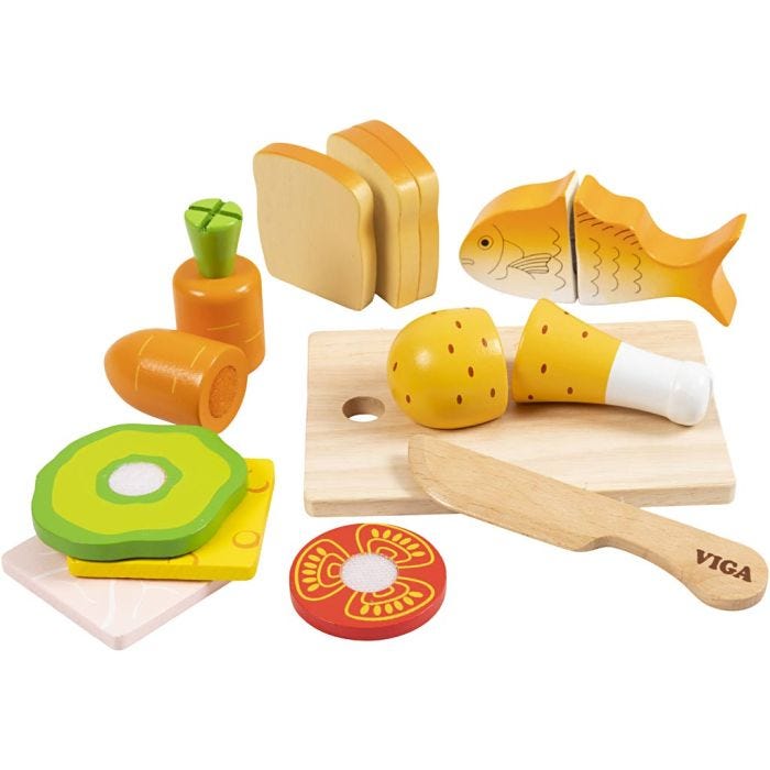 VIGA cuttable food for the lunchbox, 17parts/ 1 set