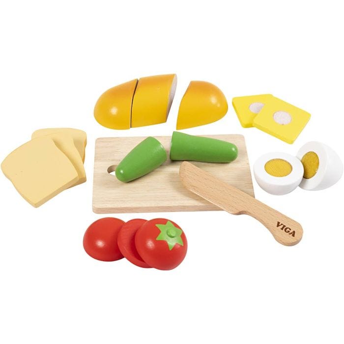 VIGA Breakfast Set, assorted colours, 1 set