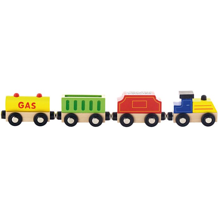 VIGA railway accessories, Goods train, 4 parts/ 1 set