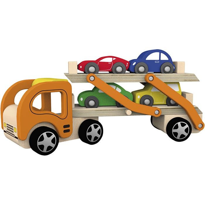 VIGA car transporter toy, 29x15x8 cm, 1 pc