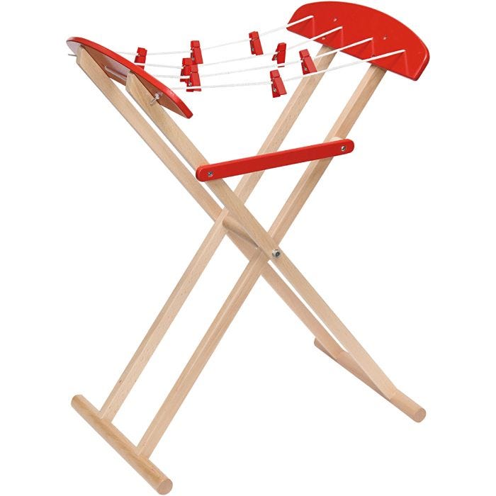VIGA wooden play drying rack, 41x61x34 cm, 1 pc