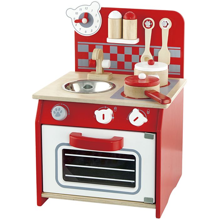 VIGA wooden mini kitchen, size 42x31x24 cm, 1 pc