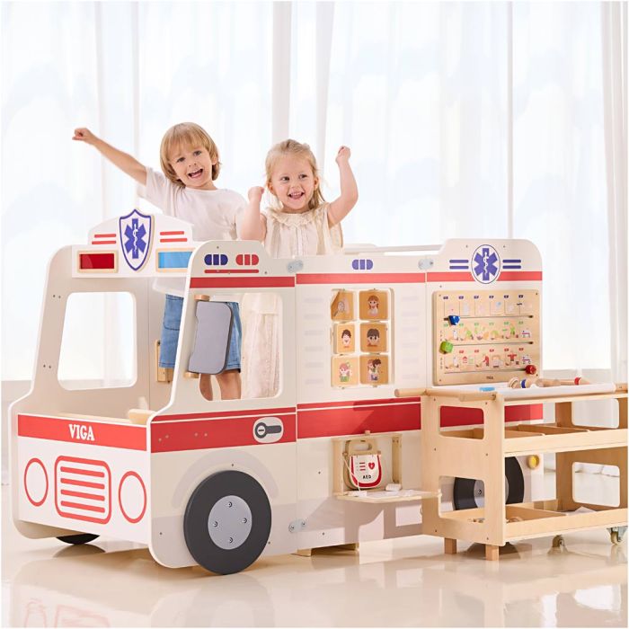 VIGA Large Ambulance, size 150x101,5x109 cm, 1 pc/ 1 pack