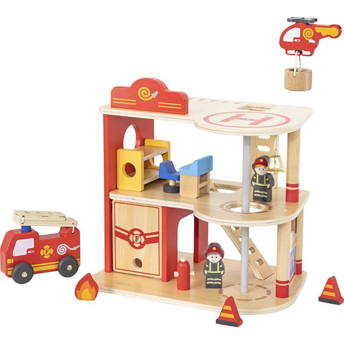 VIGA Fire Station, size 33x22,5x32,5 cm, 1 pc/ 1 pack