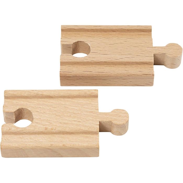 VIGA railway tracks, Straight, L: 5,5 cm, 4 pc/ 1 pack