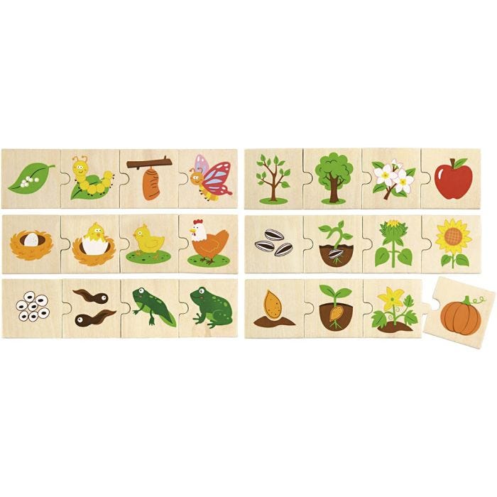 VIGA jigsaw puzzle, 6 parts/ 1 set