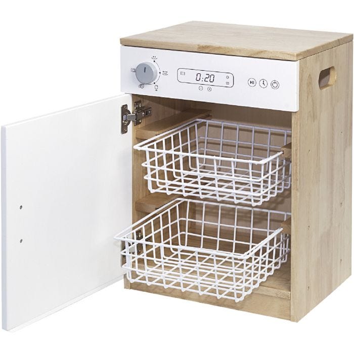 VIGA play dishwasher, H: 55 cm, D. 34, W: 40 cm, 1 pc