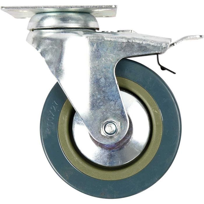 Casters, H: 130 mm, dia. 100 mm, 4 pc/ 1 pack