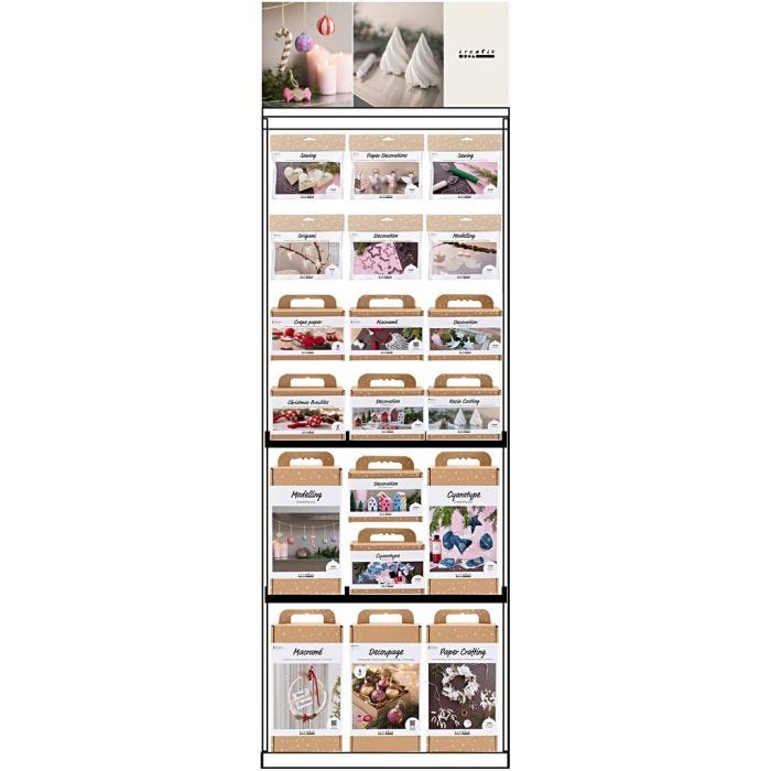 Floor Display, unassembled, Christmas, adults, H: 1580 mm, L: 600 mm, W: 400 mm, 104 sales units/ 1 pc