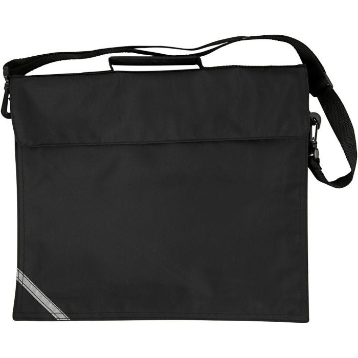 School Bag, 6 cm, 36x31 cm, black, 1 pc