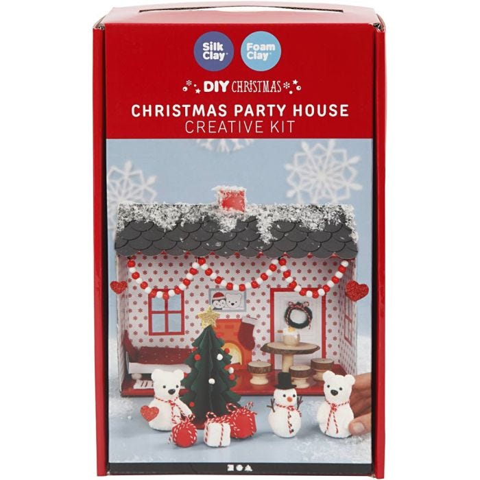 Christmas party house, 1 set