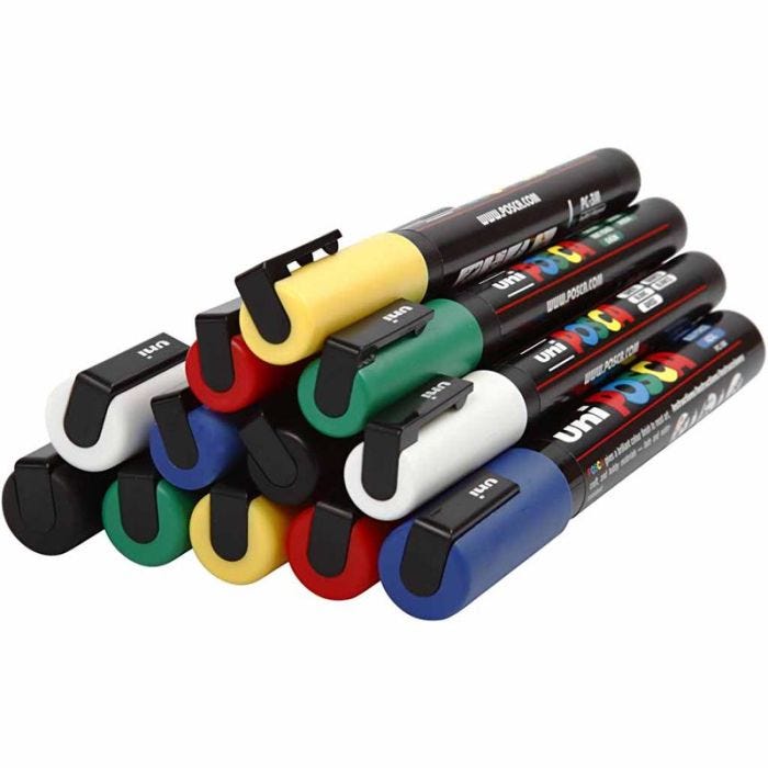 Posca Marker, 12pc/ 1 pack
