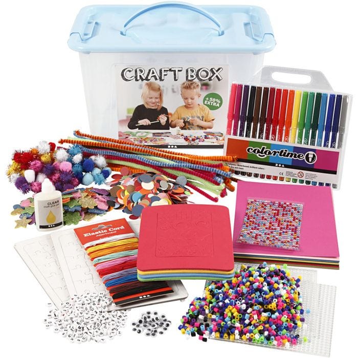 Hobby Box, assorted colours, 1 pc