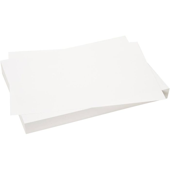 Card Paper, A4, sheet 210x297 mm, 180 g, white, 2x100 sheet/ 1 pack