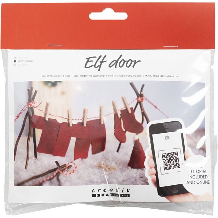 Mini Craft Kit Elf Door, Laundry, 1 pack