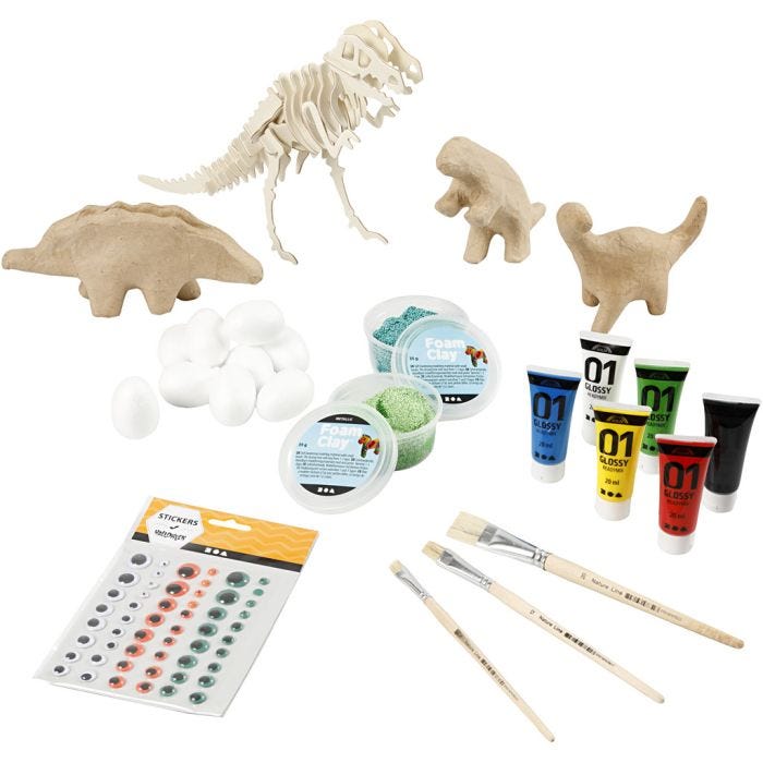 Creative kit – Dinosaurs, 1 set