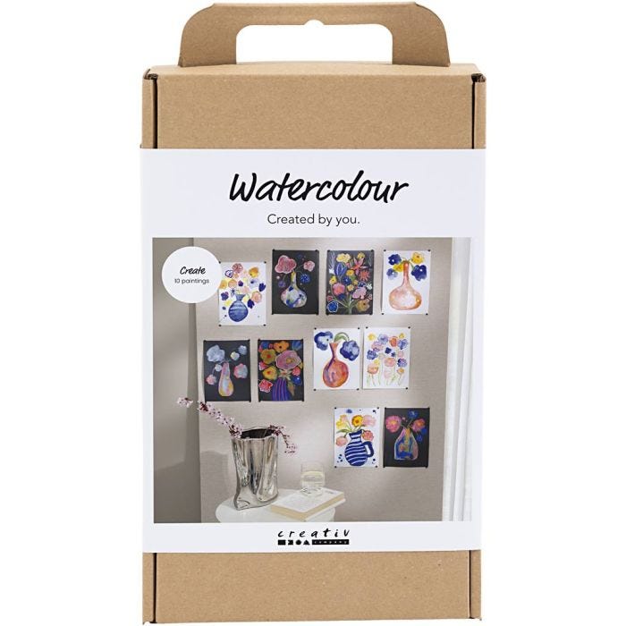 Craft Mix Watercolour, assorted colours, 1 pack