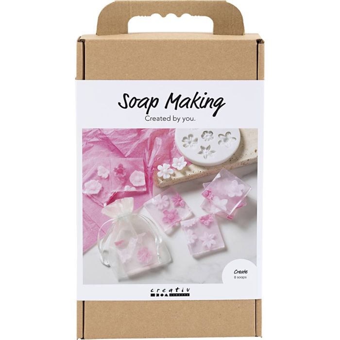 Craft Kit Soap Making, Flowers, rose/pink, 1 pack