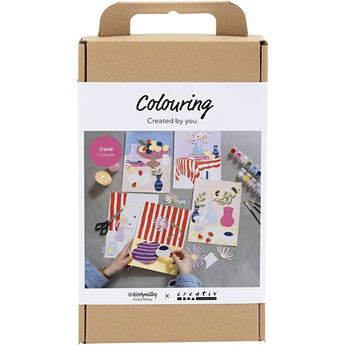 Craft Kit Colouring, Collage, 1 pack