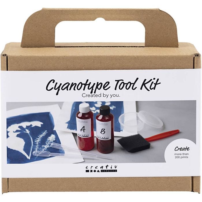 Cyanotype Tool Kit, Accessories, blue, 1 pack