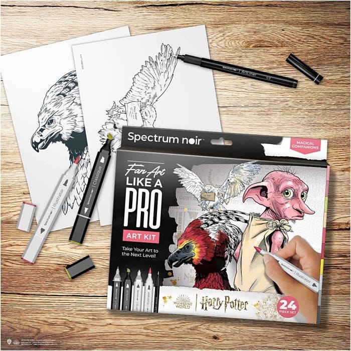 Craft Kit Illustration, Harry Potter: Magical Companions, assorted colours, 1 pack