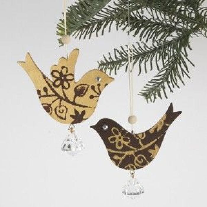 Decorative wooden Birds for hanging