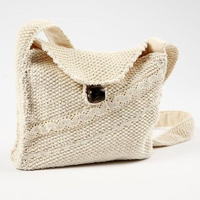 A Moss Stitched Bag