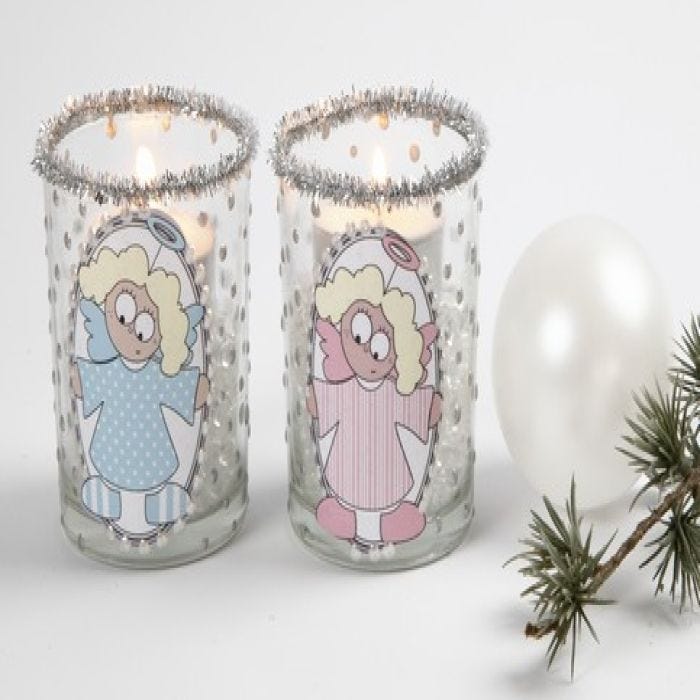 Candle Holders with Angels