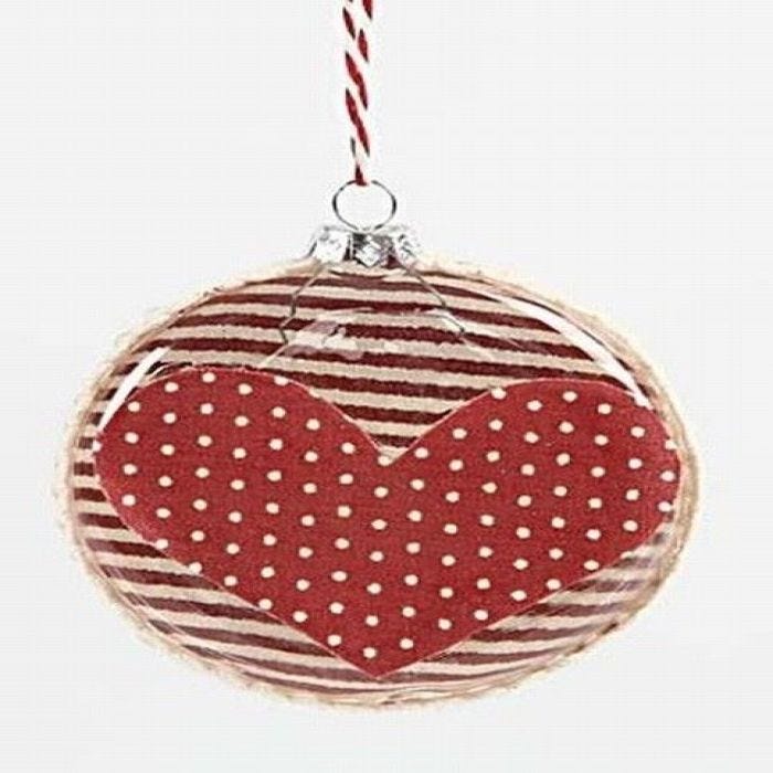 Flat Glass Baubles with Fabric Decoupage