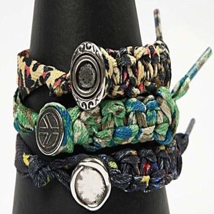 Bracelets from Shoe Laces