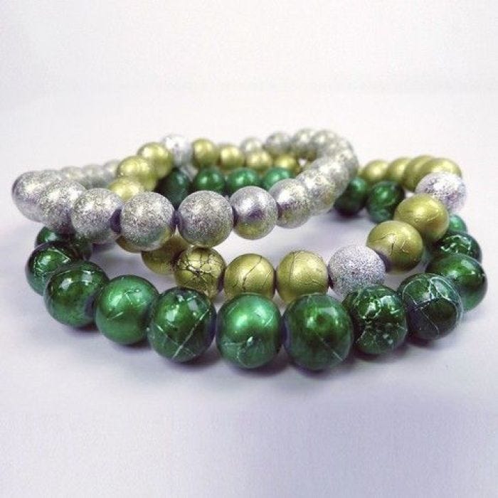 Fashion Mix Glass Bead Bracelets
