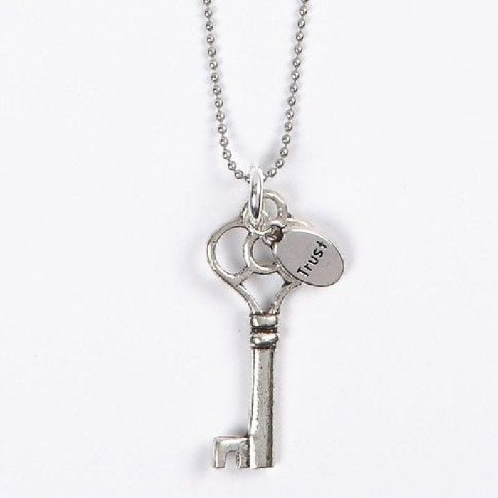 A Bead Chain Necklace with a Pendant