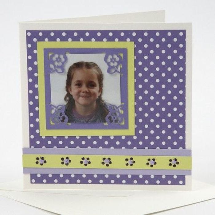 A Greeting Card with Photo Corners