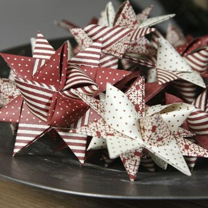 A woven German Star