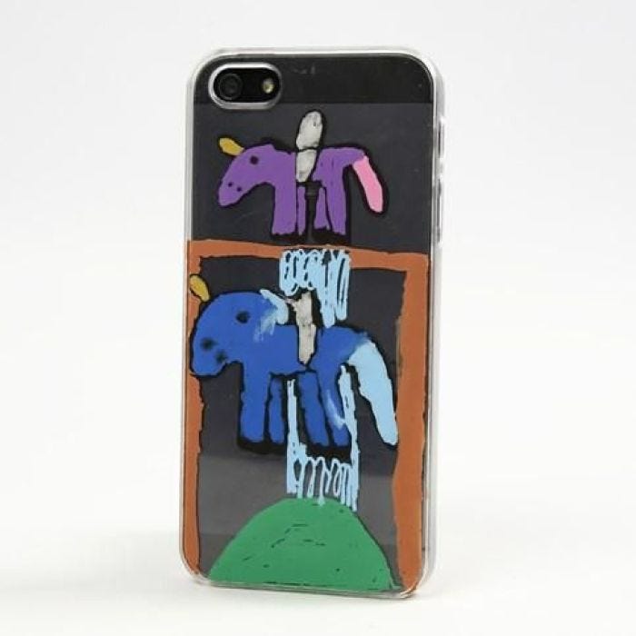 A Drawing on a Mobile Phone Cover