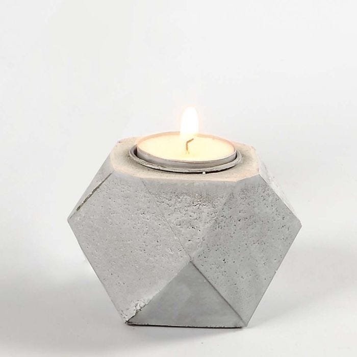 A Concrete Candle Holder