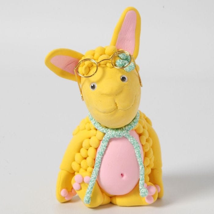 Funny Friends Silk Clay Easter Bunny